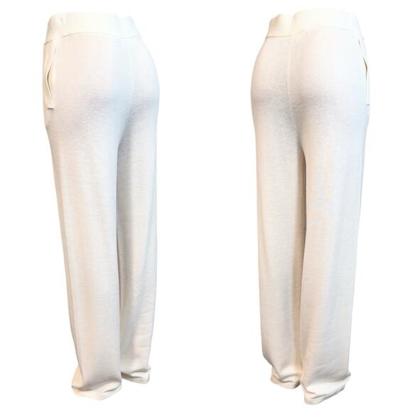RAMY BROOK Ivory Knit Rowan Sweater Pant SZ L $325 - Picture 5 of 9